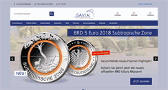 Desktop Screenshot of gavia.de