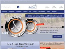 Tablet Screenshot of gavia.de